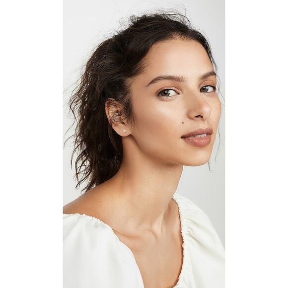 Zoe Chicco 14k Gold Single Itty Bitty Elephant Stud Yellow Gold - One Size - Picture 3 of 3